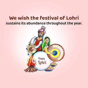 Happy Lohri hd images poster banner status and hd photos